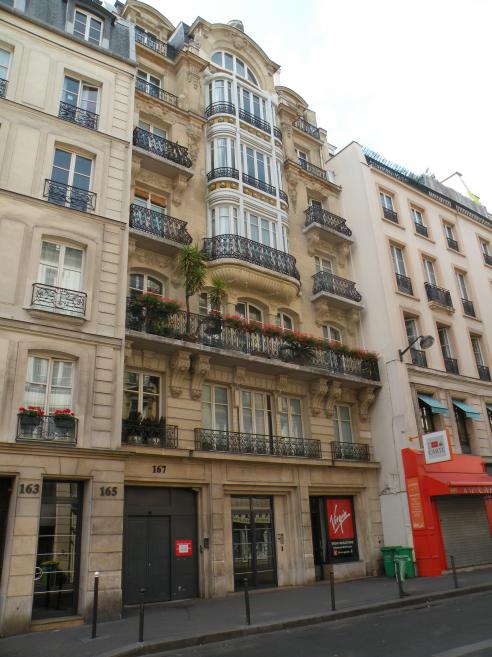  immeuble avec bow windows, bd Poissonière
